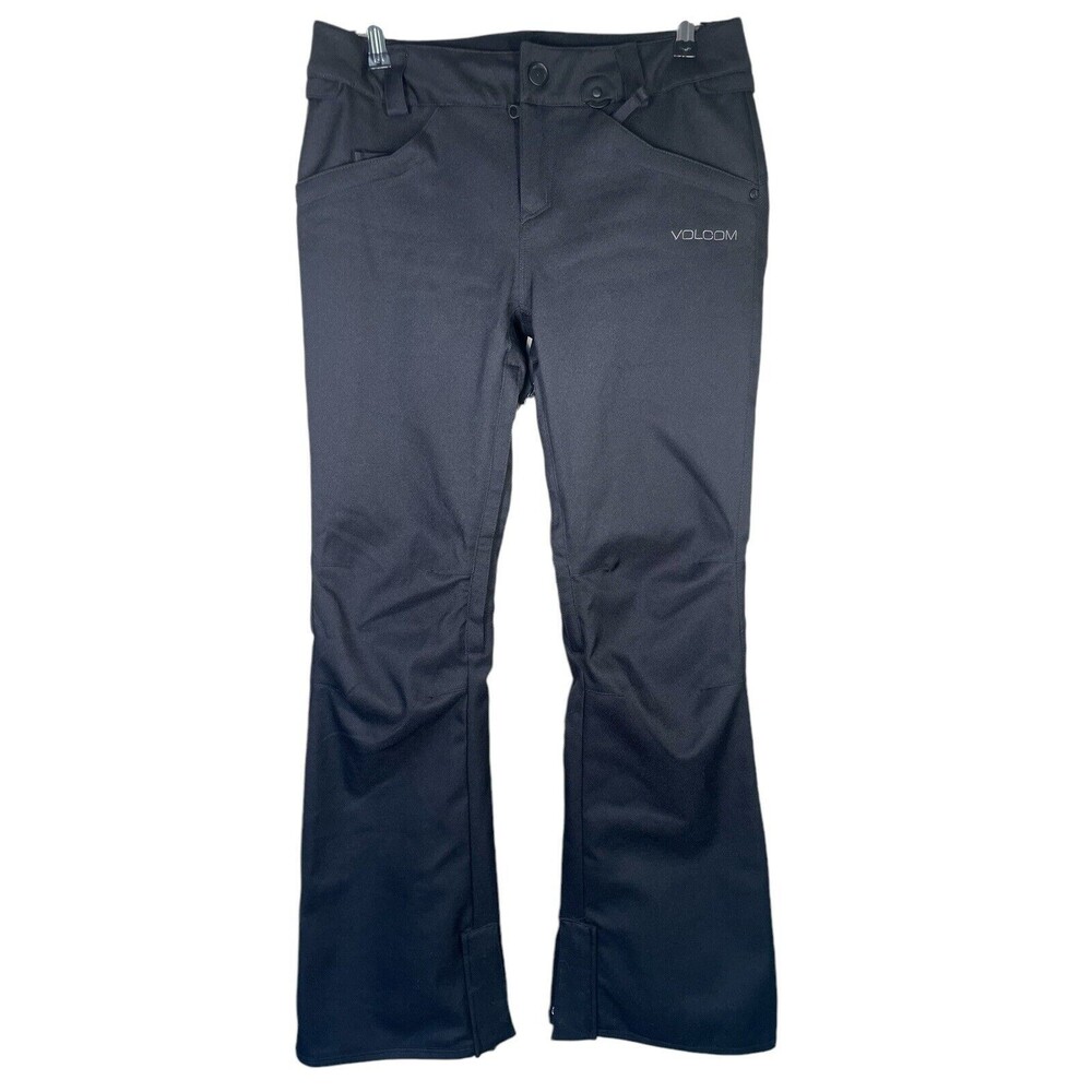 Volcom Genus Stretch SnowBoard Pants Waterproof Black Size SP‎ Slim Fit